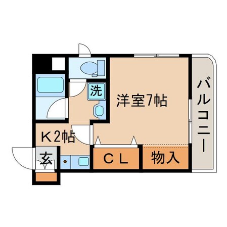 松本ビル(常磐町)の物件間取画像